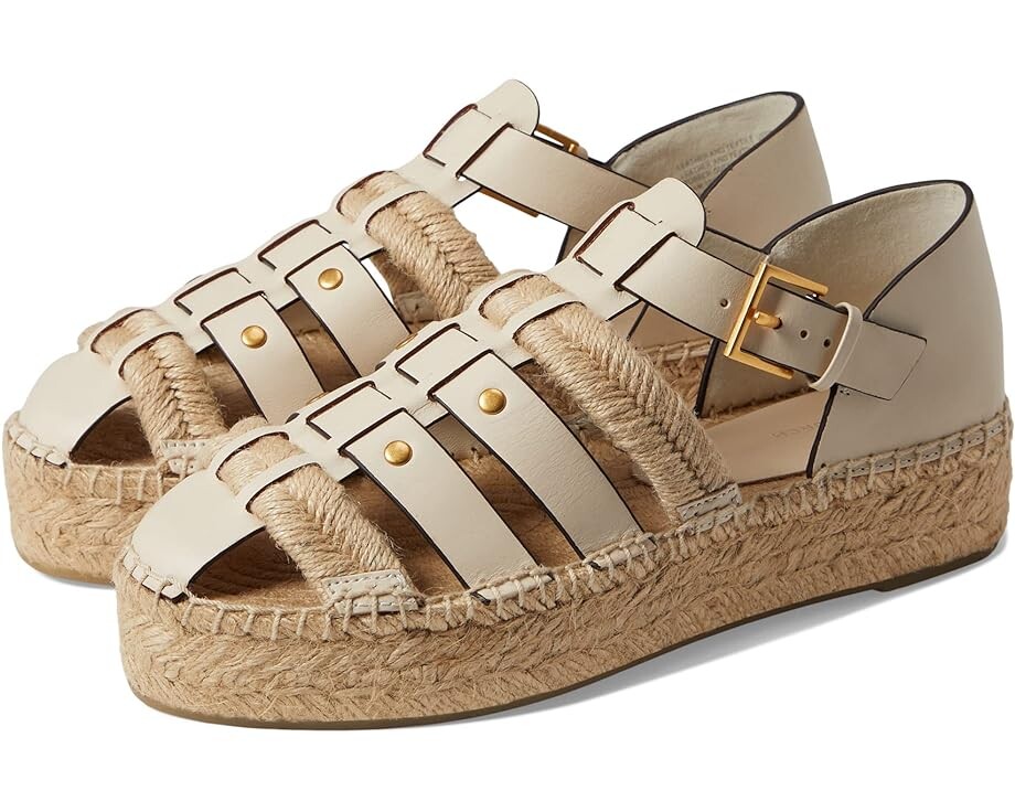 

Туфли Tory Burch Fisherman Platform Espadrille, цвет New Ivory 1