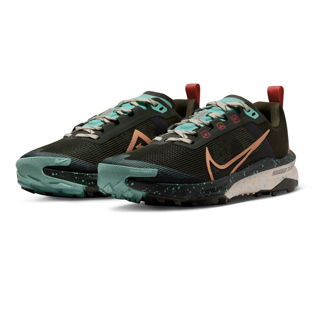 

Кроссовки для бега Nike React Kiger 9 Trail, зеленый
