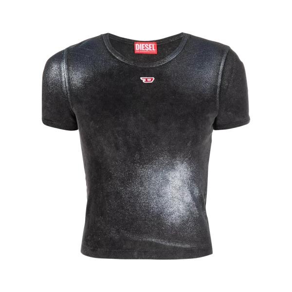

Футболка t-ele-n1 t-shirt mit glitzer Diesel, мультиколор
