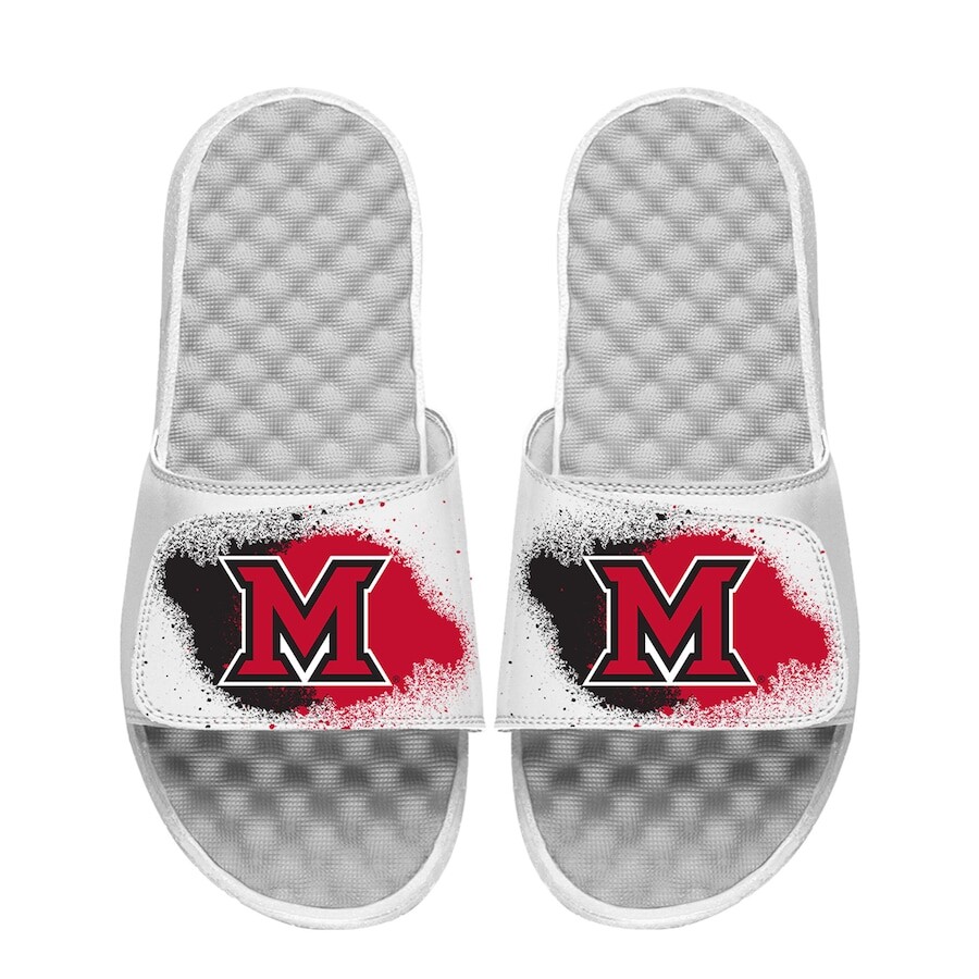 

Шлепанцы ISlide Miami University Redhawks, белый