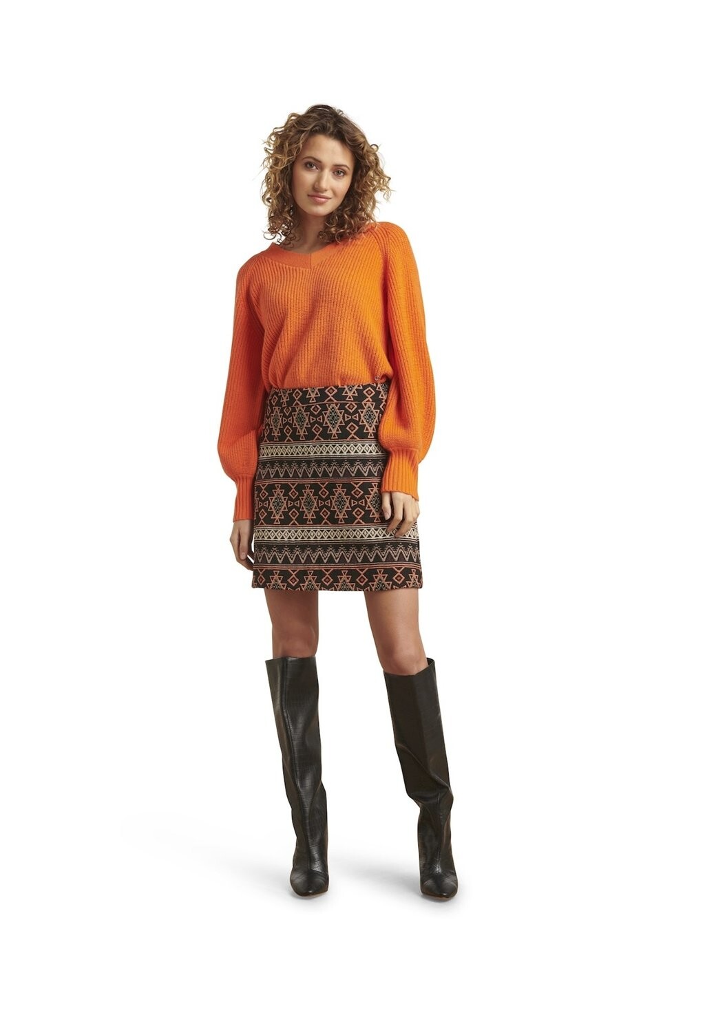 

Мини-юбка SHORT WITH TRIBAL EMBROIDERY Smashed Lemon, цвет multicolour