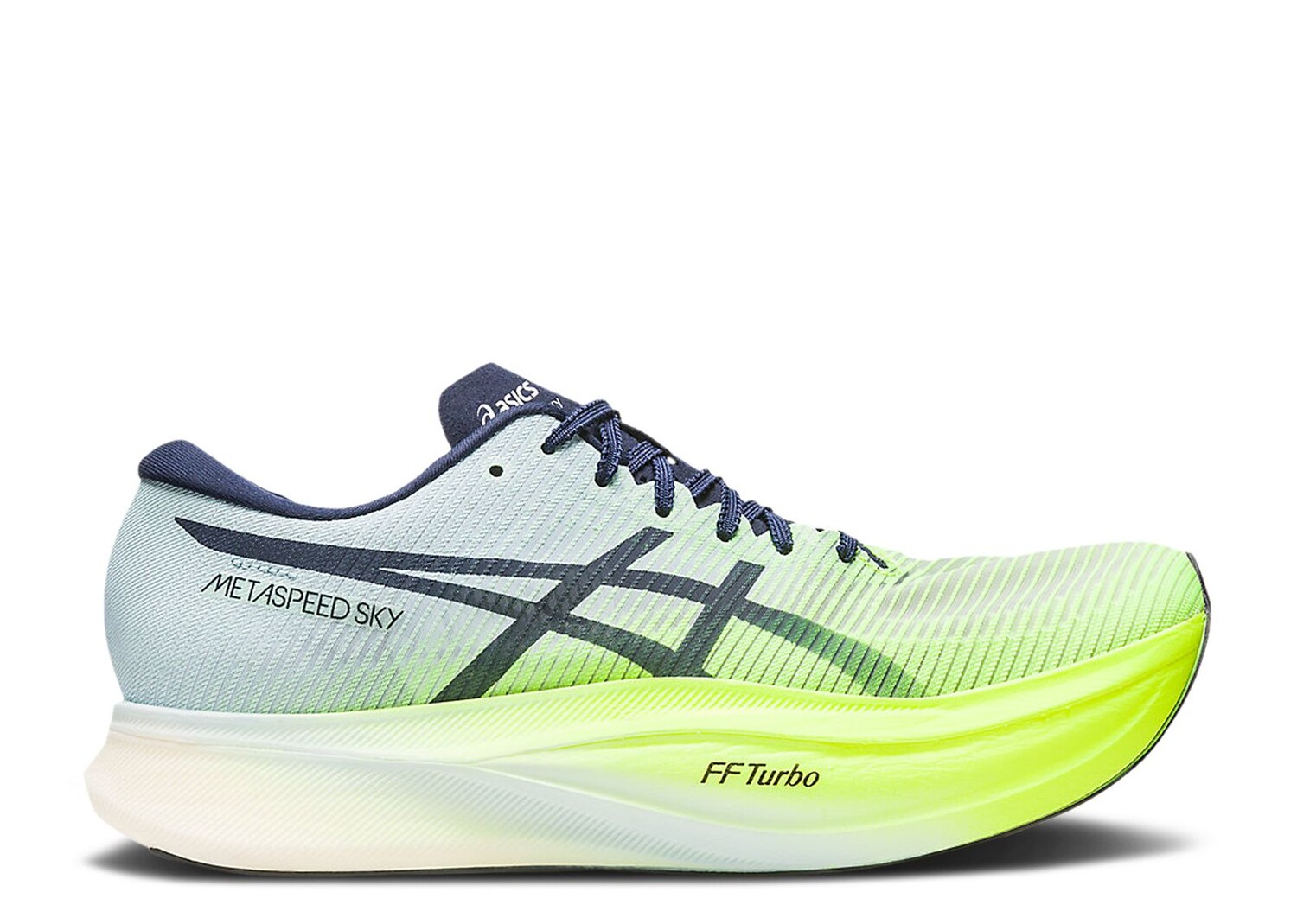 

Кроссовки ASICS Metaspeed Sky+ 'Hazard Green Sky', зеленый