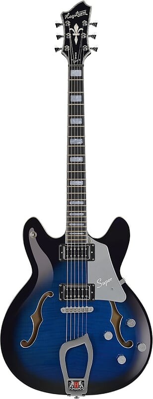 

Электрогитара Hagstrom UVIK-DBS Super Viking Electric Guitar. Dark Baltic Sea
