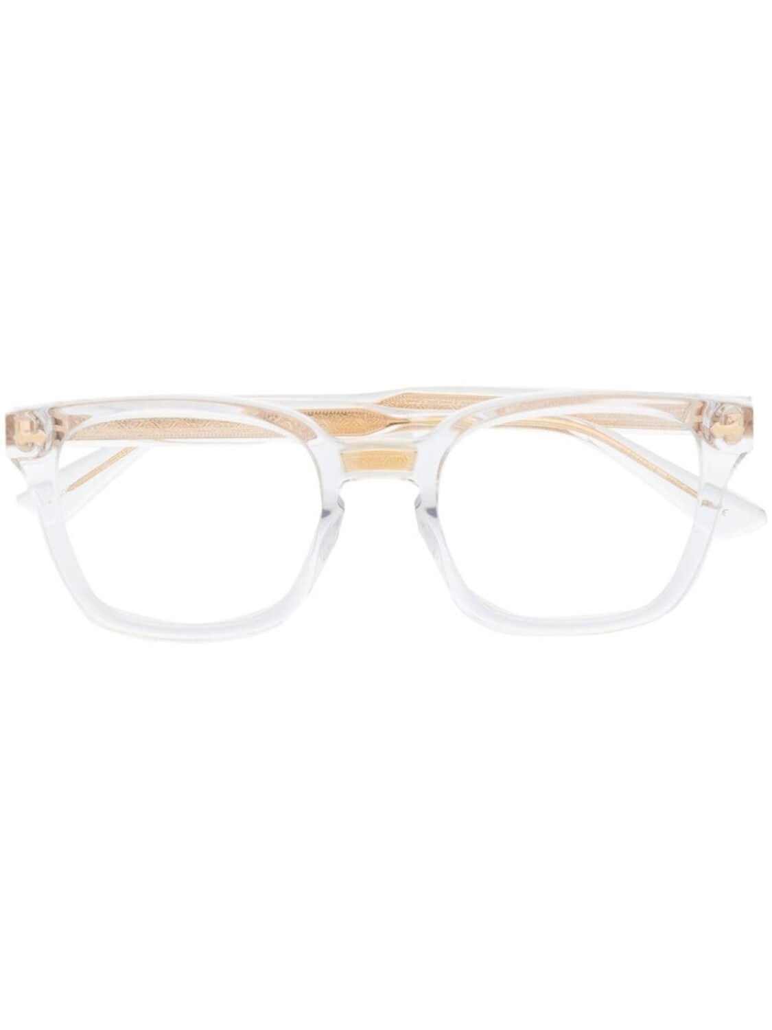 

Gucci Eyewear оптические очки в прямоугольной оправе, золотой