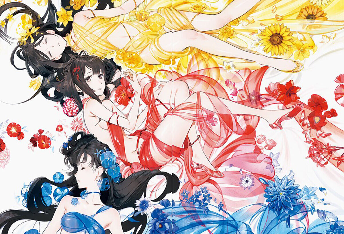 

Манга A Bouquet of a Thousand Flowers: Art of Senbon Umishima Art Book