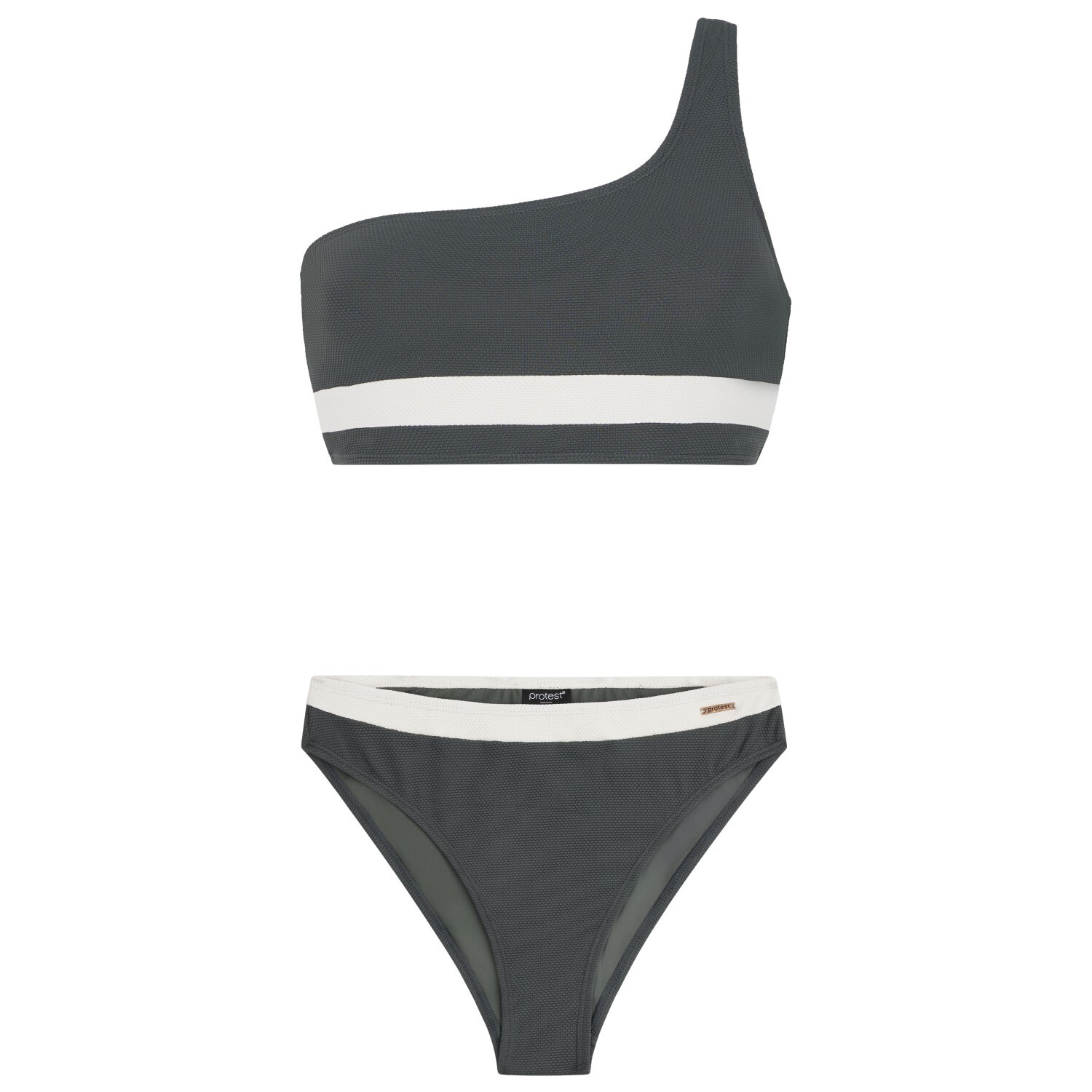 

Бикини Protest Women's Prtmedan One Shoulder, цвет Huntergreen