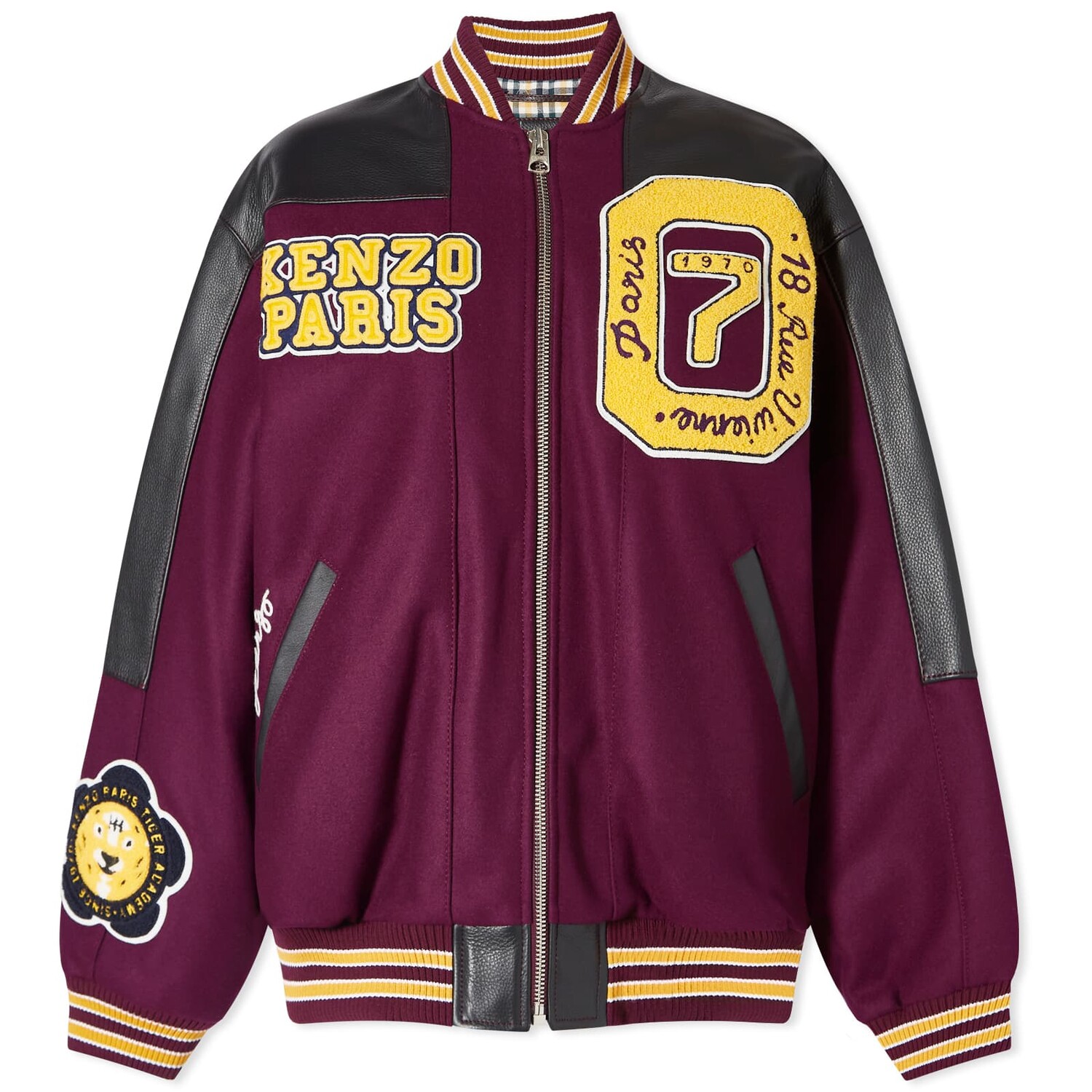 

Куртка Kenzo Tiger Academy Varsity, цвет Prune