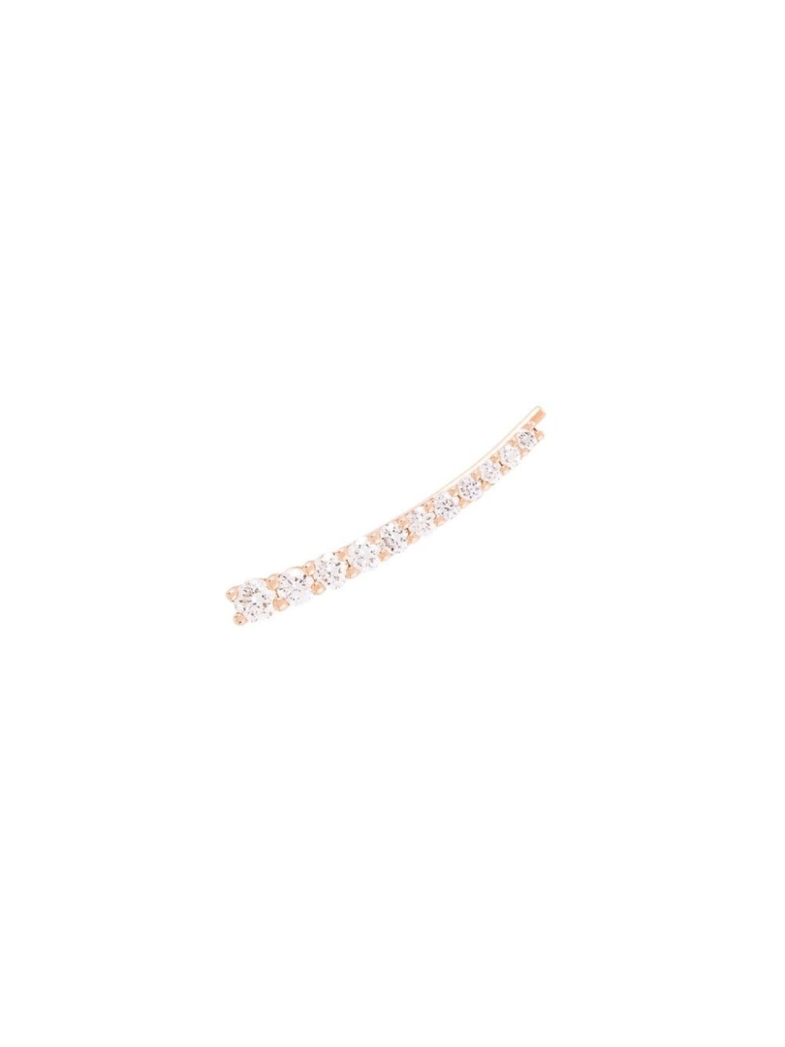 

Серьга-кафф Dasha Super Fine из розового золота с бриллиантами ALINKA, металлик