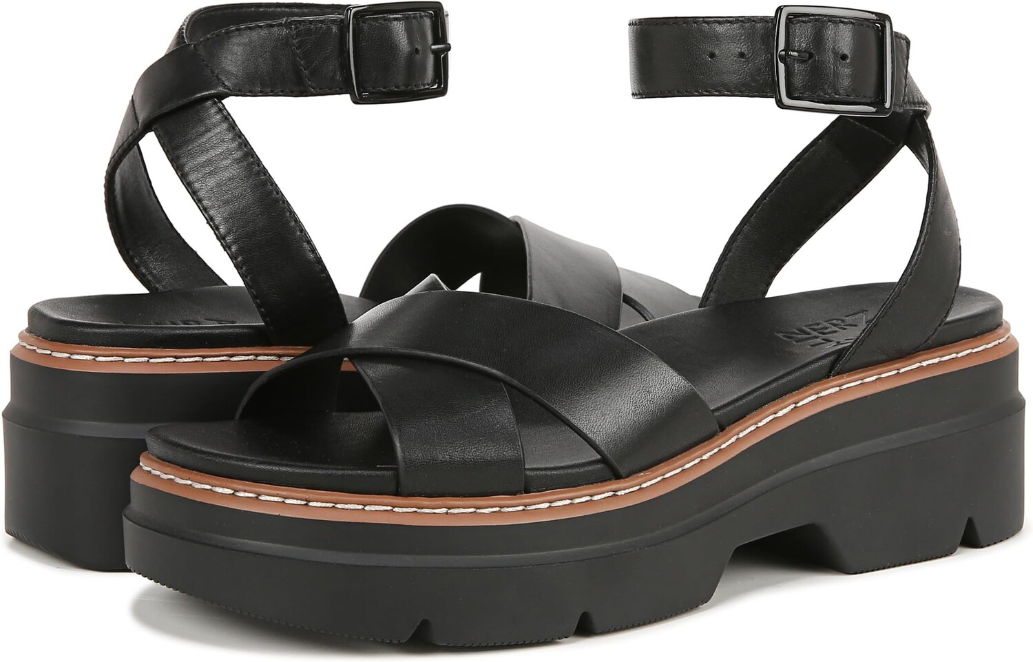 

Босоножки Darry Sandal Naturalizer, черная кожа