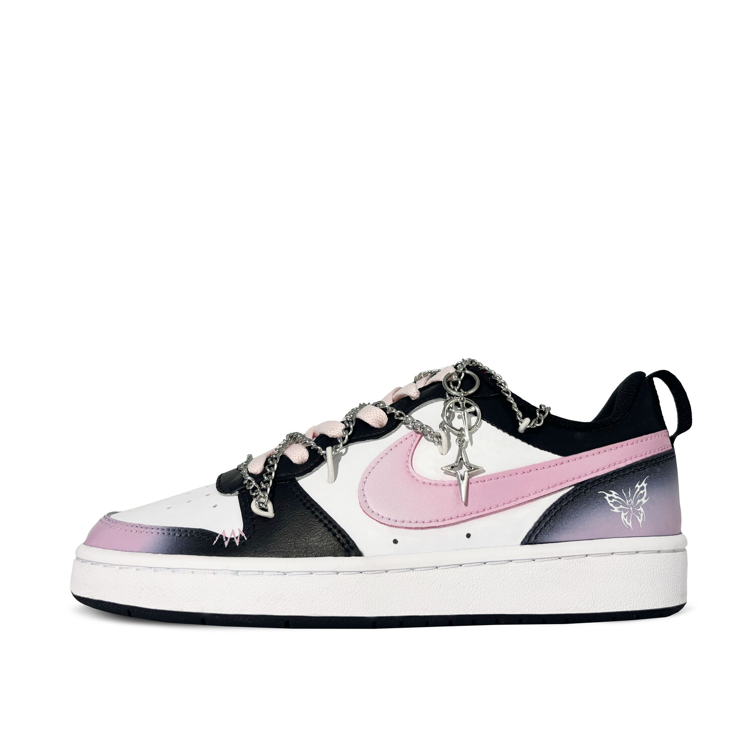 

Кроссовки Nike Court Borough Skateboarding Shoes Women's Low-top Purple, фиолетовый