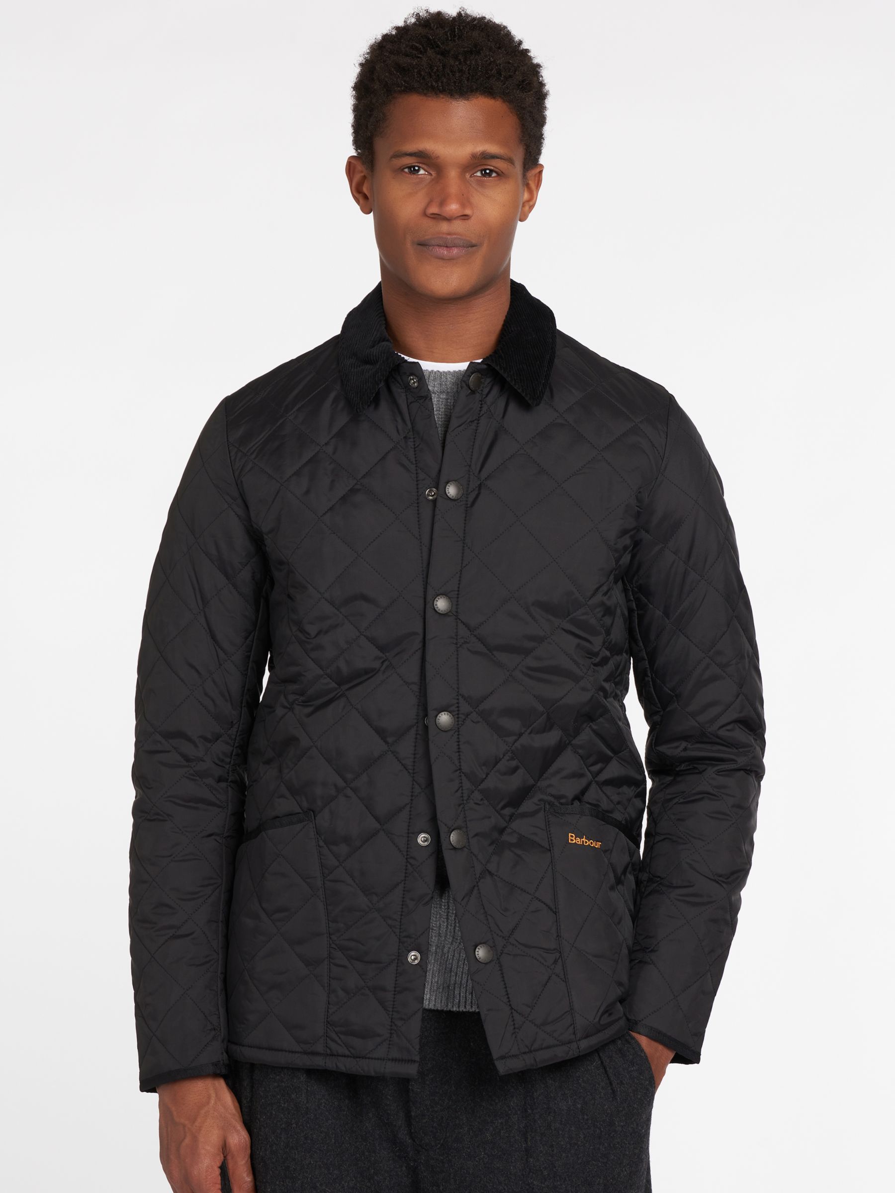 

Стеганая куртка Barbour Heritage Liddesdale, черная, Черный