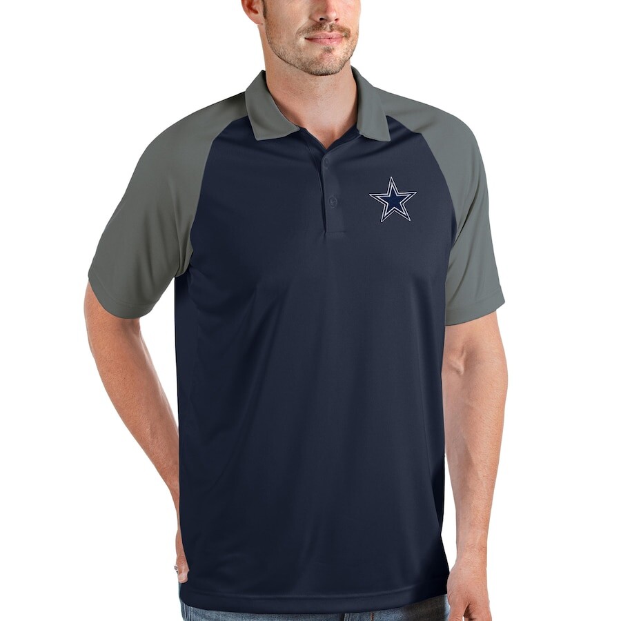 

Поло с коротким рукавом Antigua Dallas Cowboys, нави
