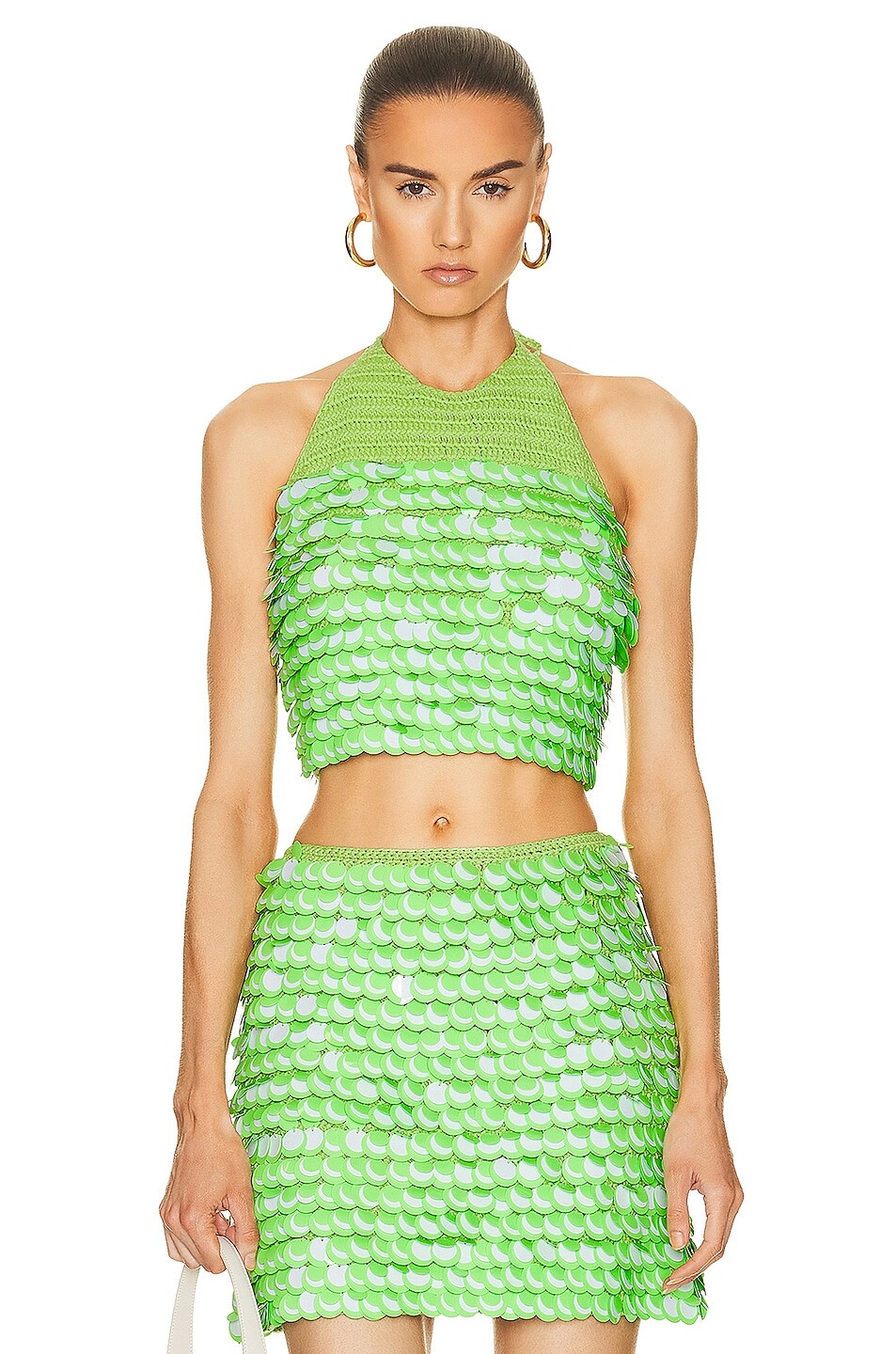 

Топ Simon Miller Candy Sequin, цвет Happy Green