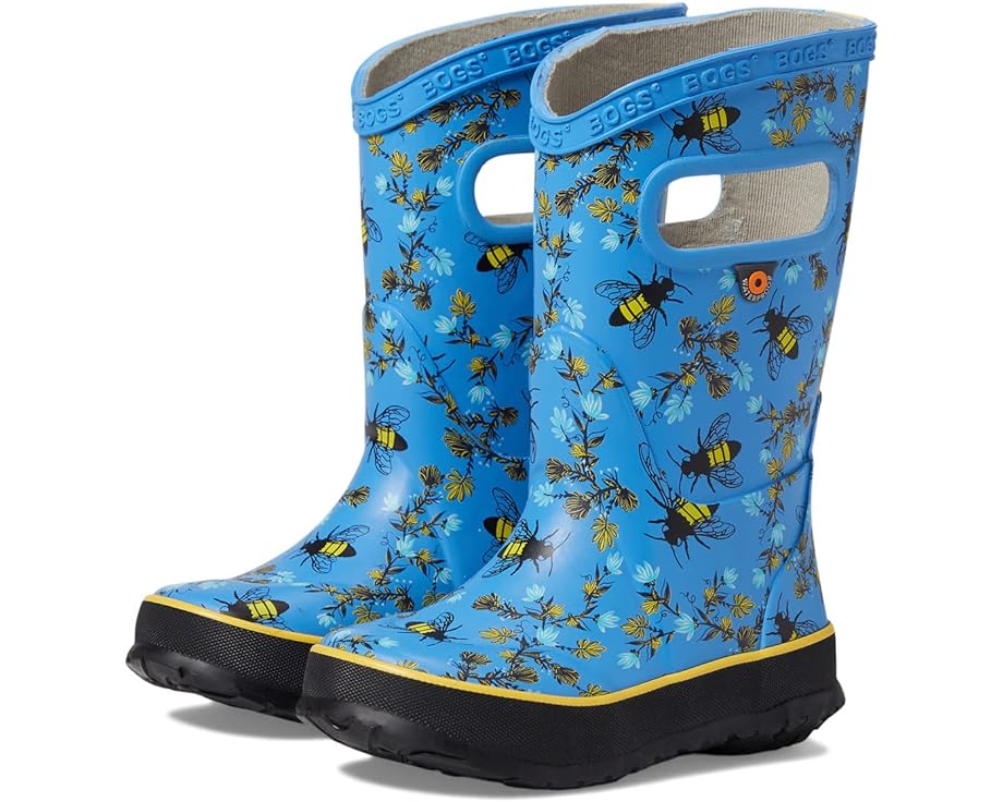 Ботинки Bogs Rain Boot Bees, цвет Azure цена и фото
