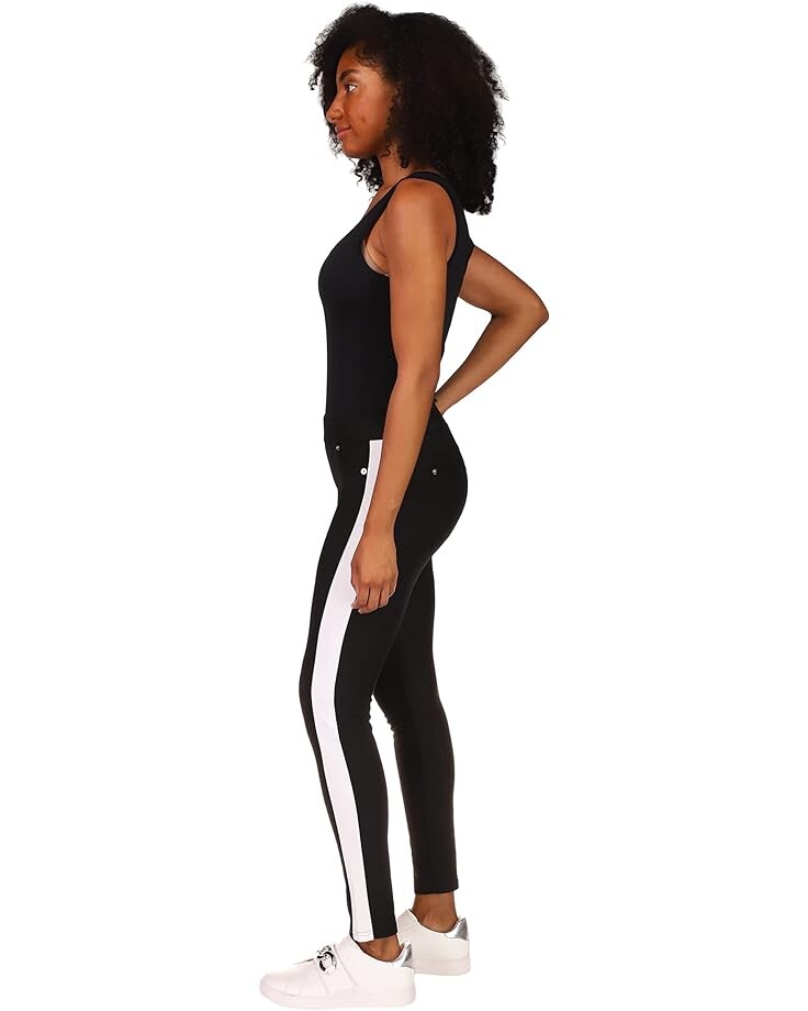 

Брюки Michael Kors Side Stripe Leggings, черный