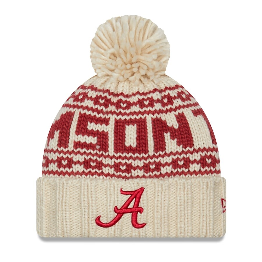 

Шапка New Era Alabama Crimson Tide, кремовый