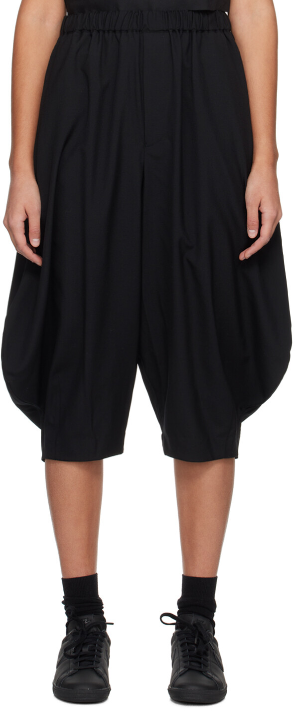 

Черные брюки со сборками Comme Des Garcons