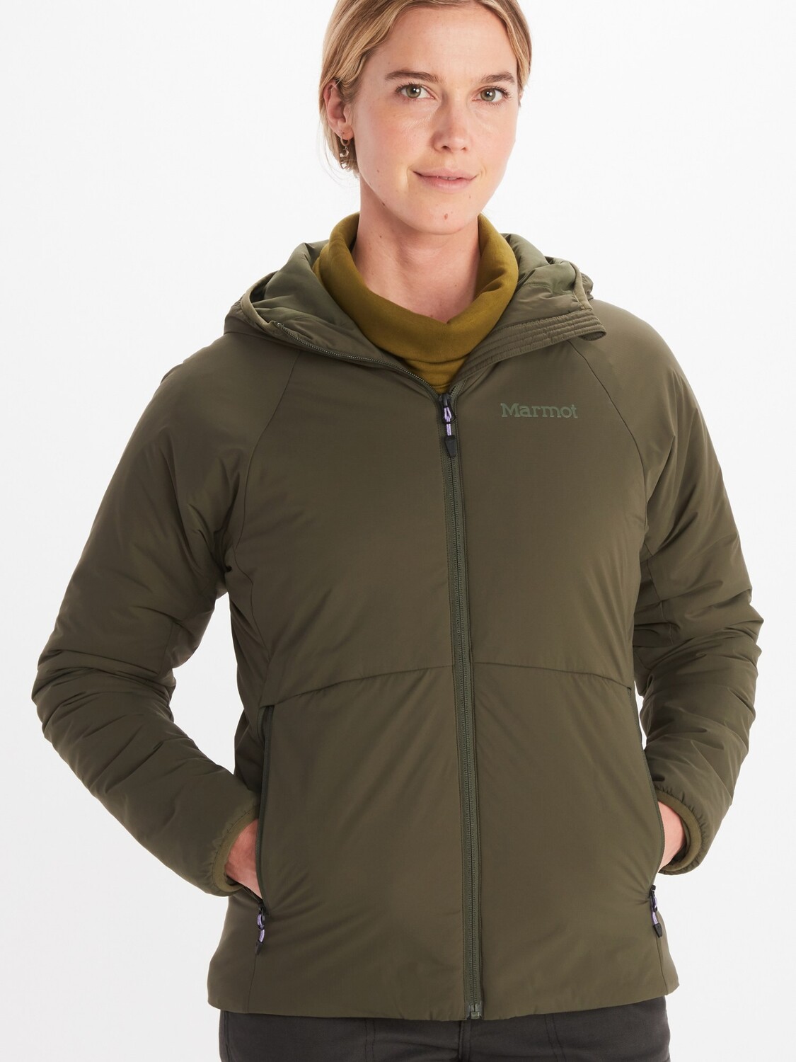 

Утепленная толстовка Novus - женская Marmot, зеленый