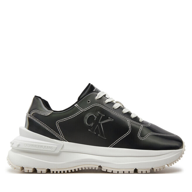 Кроссовки Calvin Klein Jeans Chunky Runner Low V Mg Dc YW0YW01424 Metallic Silver/Bright White 0I0, серый