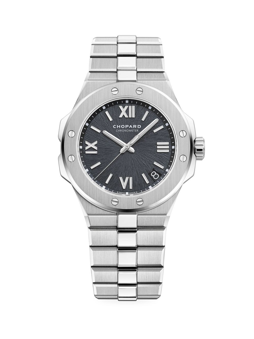 

Часы Alpine Eagle из нержавеющей стали с серым циферблатом Chopard