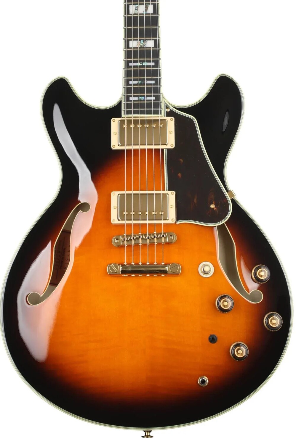 

Электрогитара Ibanez Artstar AS2000 с полуполым корпусом - коричневый Sunburst