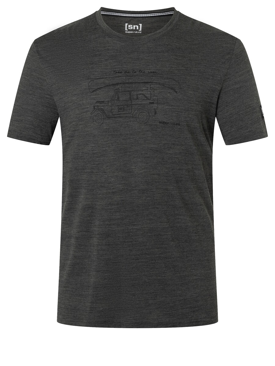

Рубашка super.natural für Herren aus Merino, серый