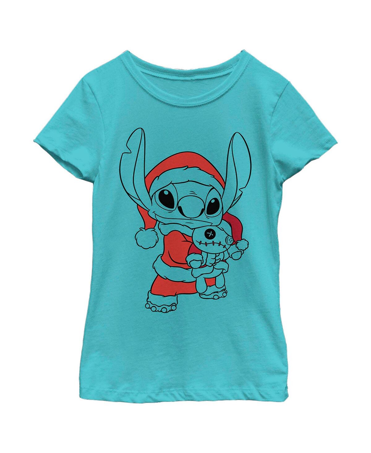 

Детская футболка Lilo & Stitch Scrump and Santa для девочек Disney