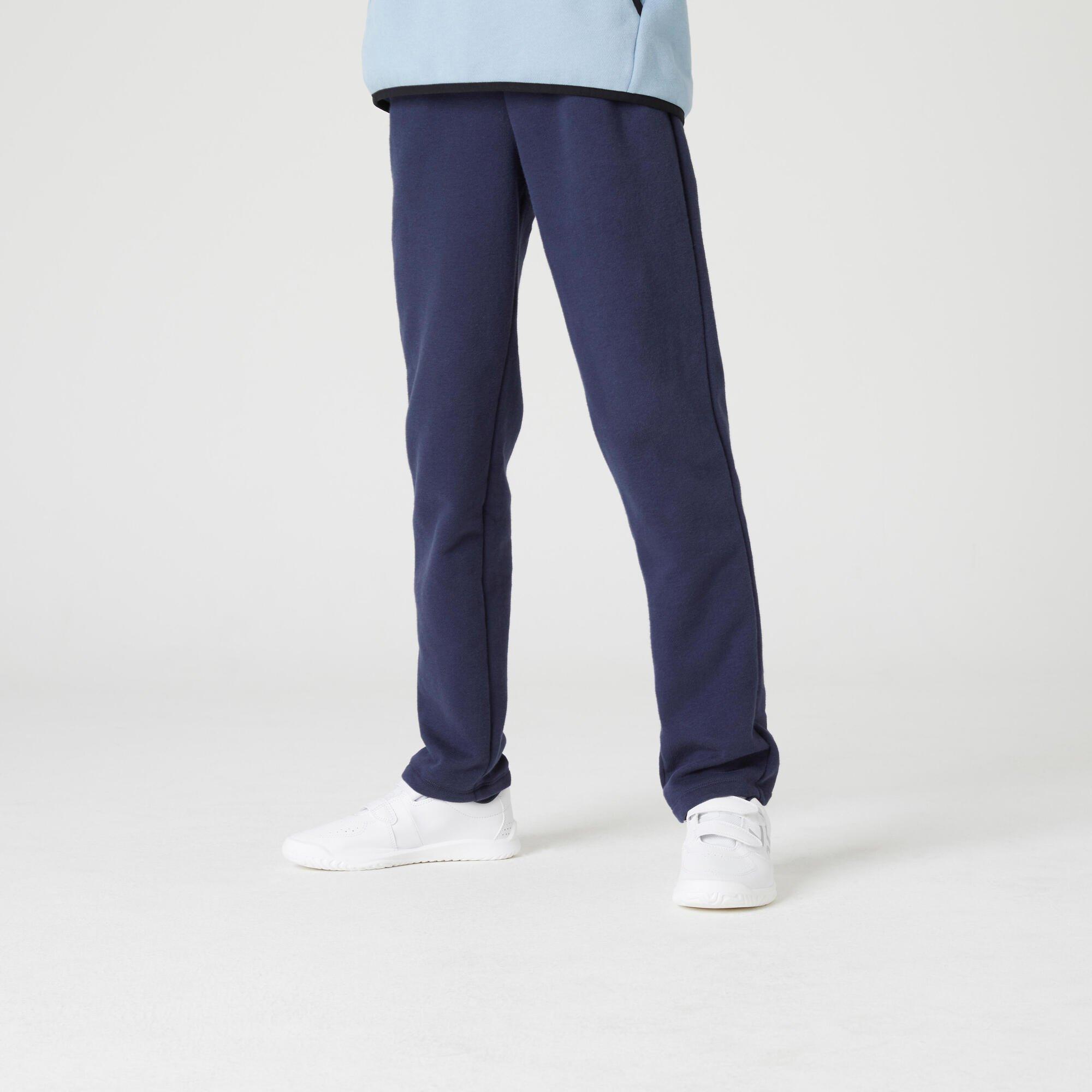 цена Теплые спортивные брюки из начеса Decathlon из джерси Domyos, темно-синий