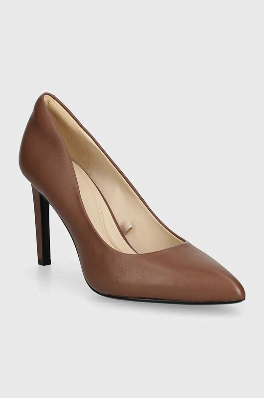 

HEEL PUMP 90 LTH кожаные туфли на высоком каблуке Calvin Klein, коричневый