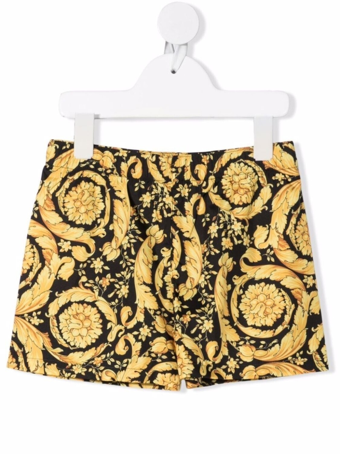 

Versace Kids плавки-шорты Barocco Baby, черный