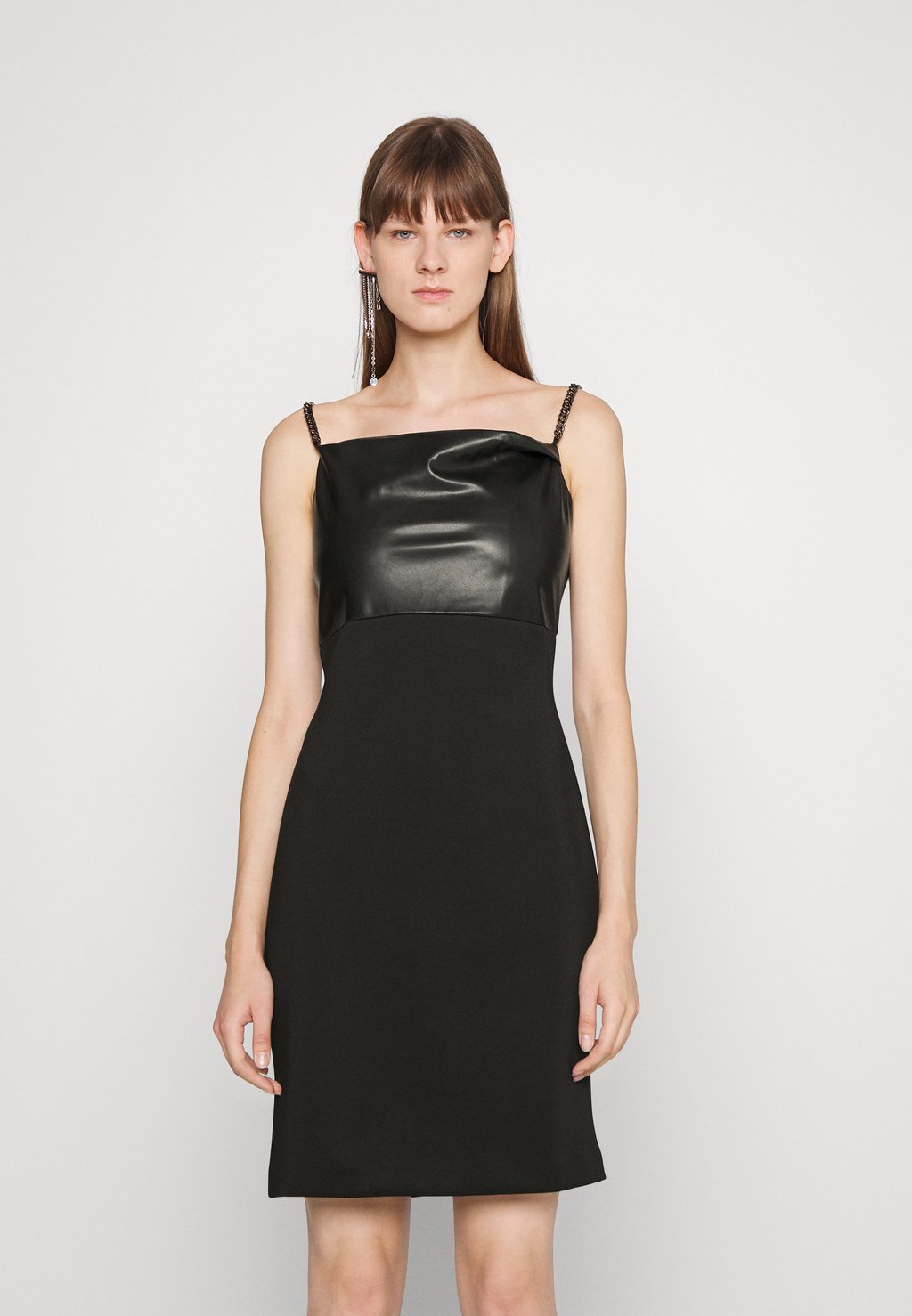 Платье из джерси DKNY, черный