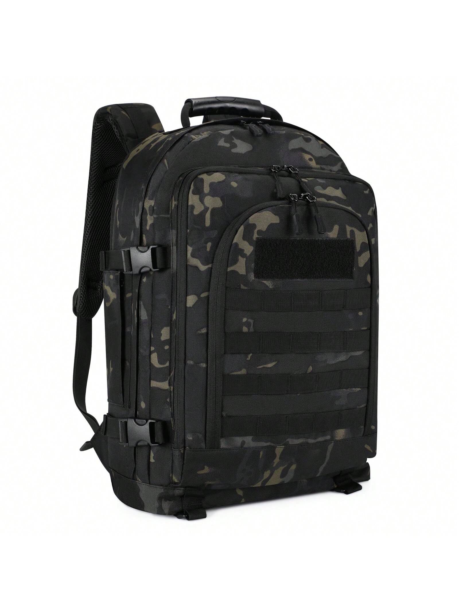 HUNTVP Тактический рюкзак MOLLE Охотничий рюкзак Gear Assault Pack 45L Расширяемый уличный рюкзак, многоцветный