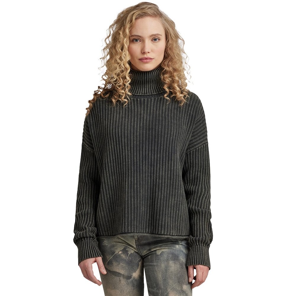 

Свитер G-Star Loose Overdyed Turtle Neck, серый