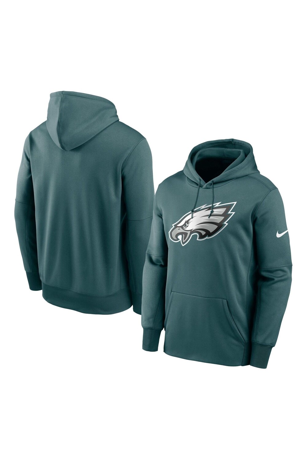 

Толстовка с капюшоном Fanatics Philadelphia Eagles Prime Nike Nike, зеленый