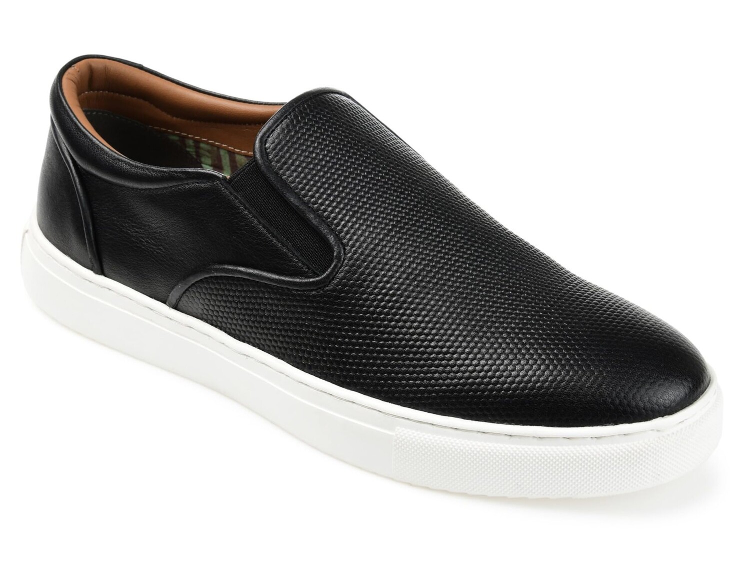 

Кроссовки Thomas & Vine Conley Slip-On Leather Sneaker, черный