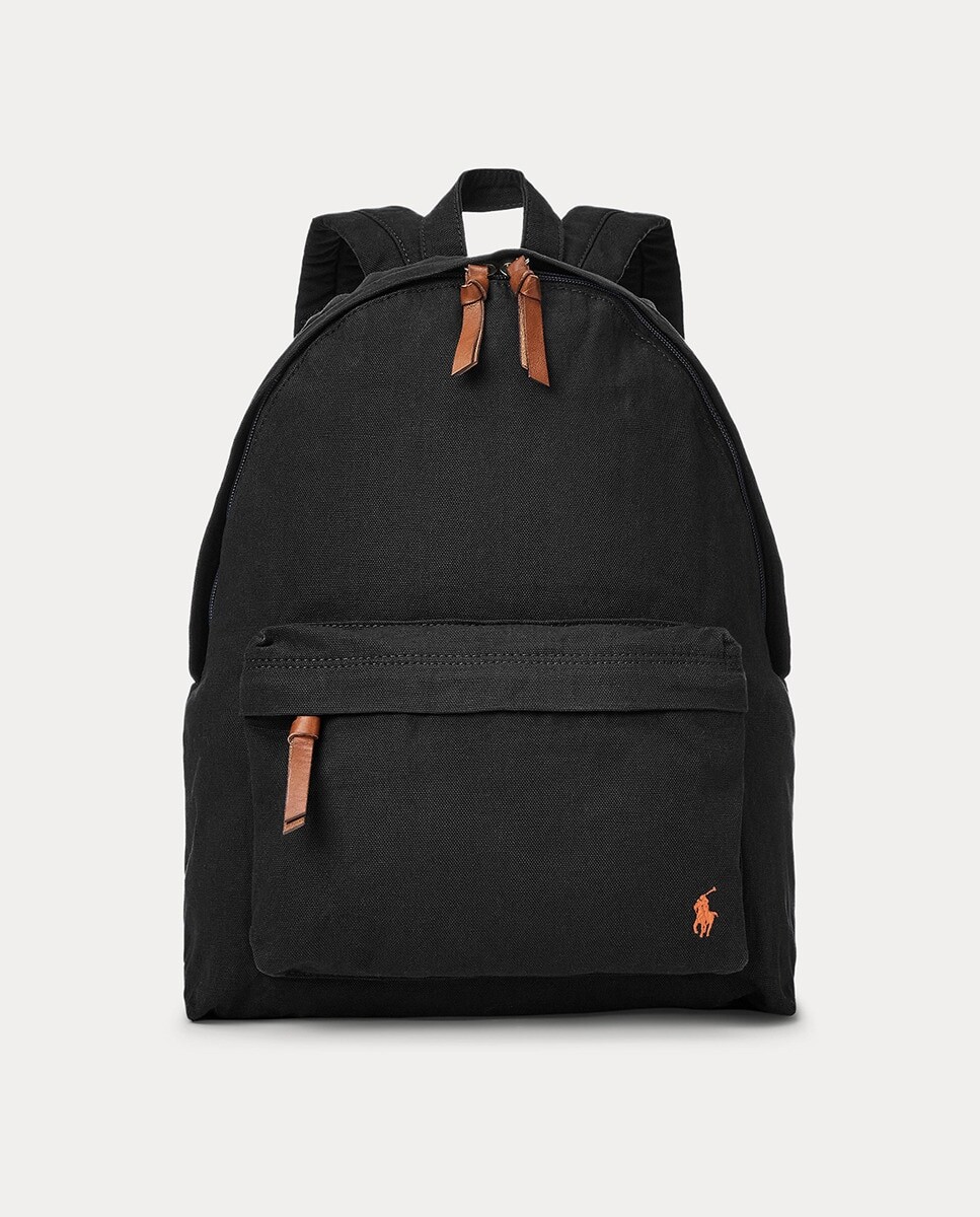 

Мужской черный хлопковый рюкзак Polo Ralph Lauren, черный