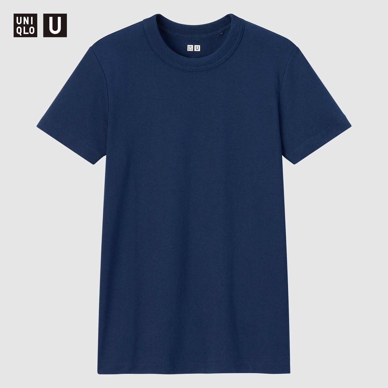 

Футболка с круглым вырезом UNIQLO, темно-синий