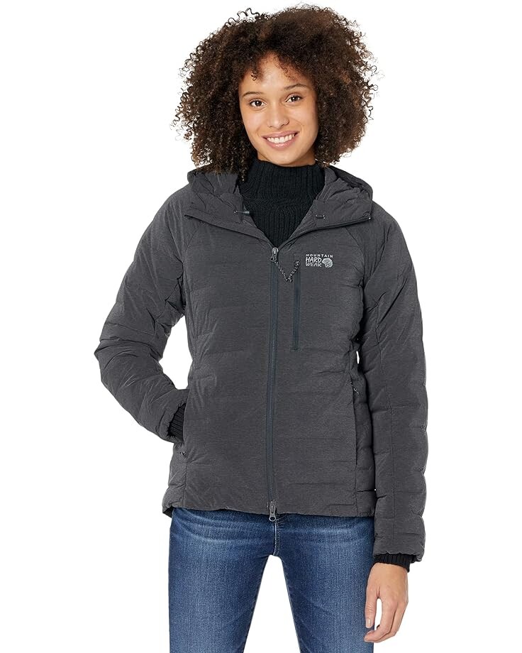 Худи Mountain Hardwear Stretchdown, цвет Dark Storm Heather худи mountain hardwear stretchdown light pullover цвет dark storm heather