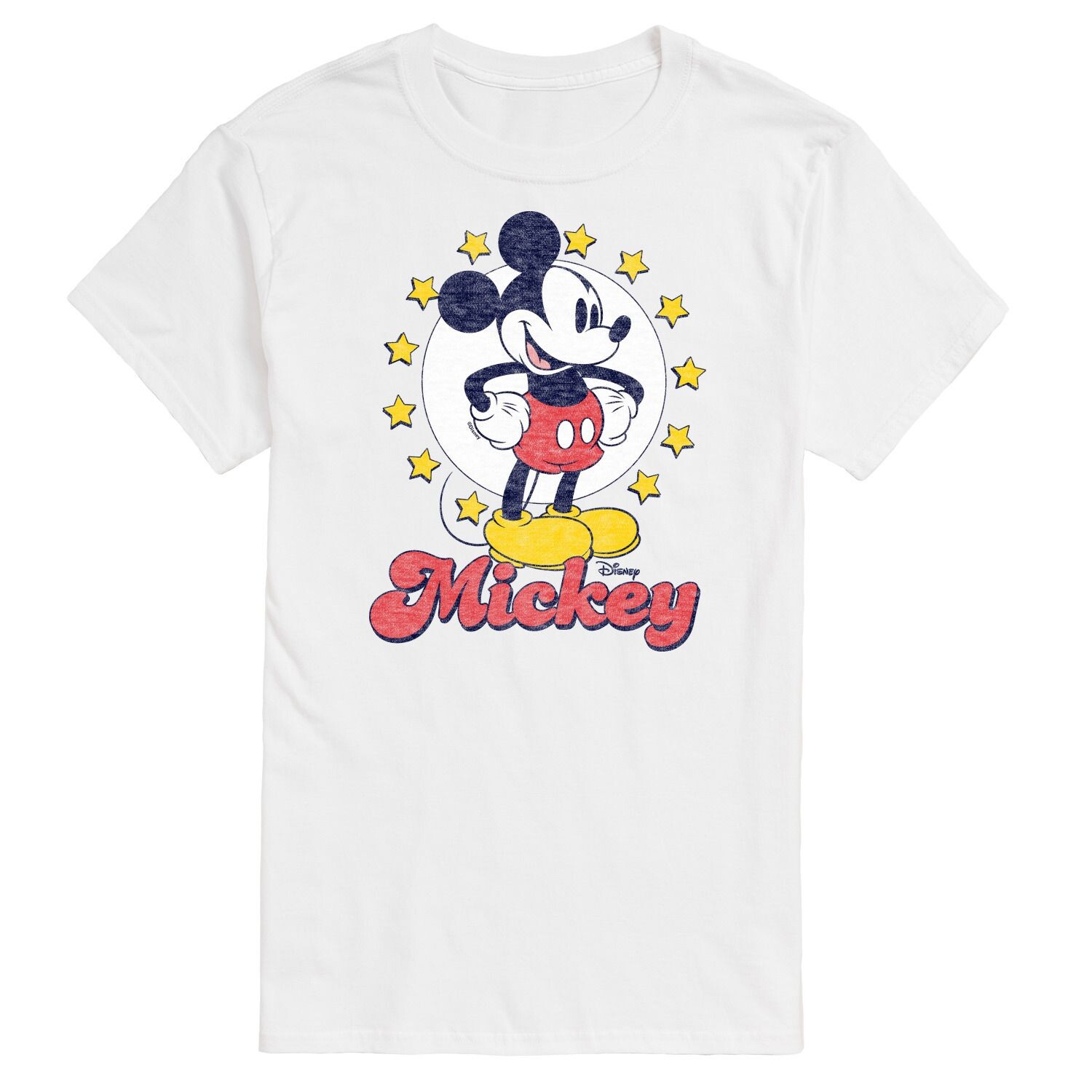 

Футболка Big & Tall Disney с Микки Старс License, белый