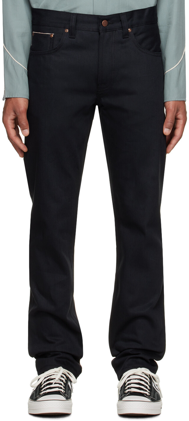 

Джинсы Nudie Черные джинсы Gritty Jackson Nudie Jeans