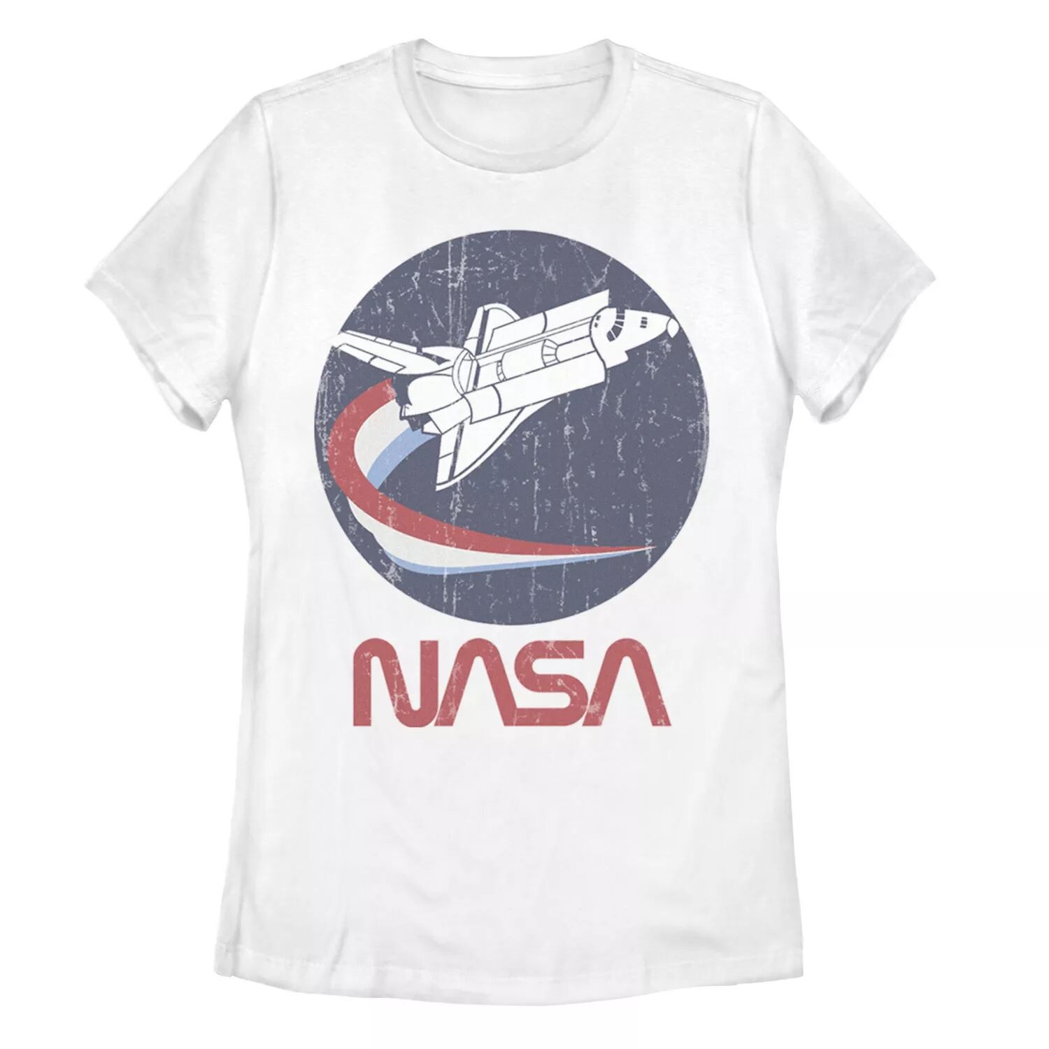 

Красная, бело-синяя футболка с логотипом NASA Shuttle для юниоров Licensed Character