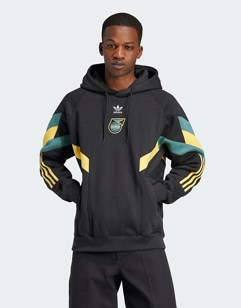 

adidas Performance – Jamaica Originals – черная толстовка