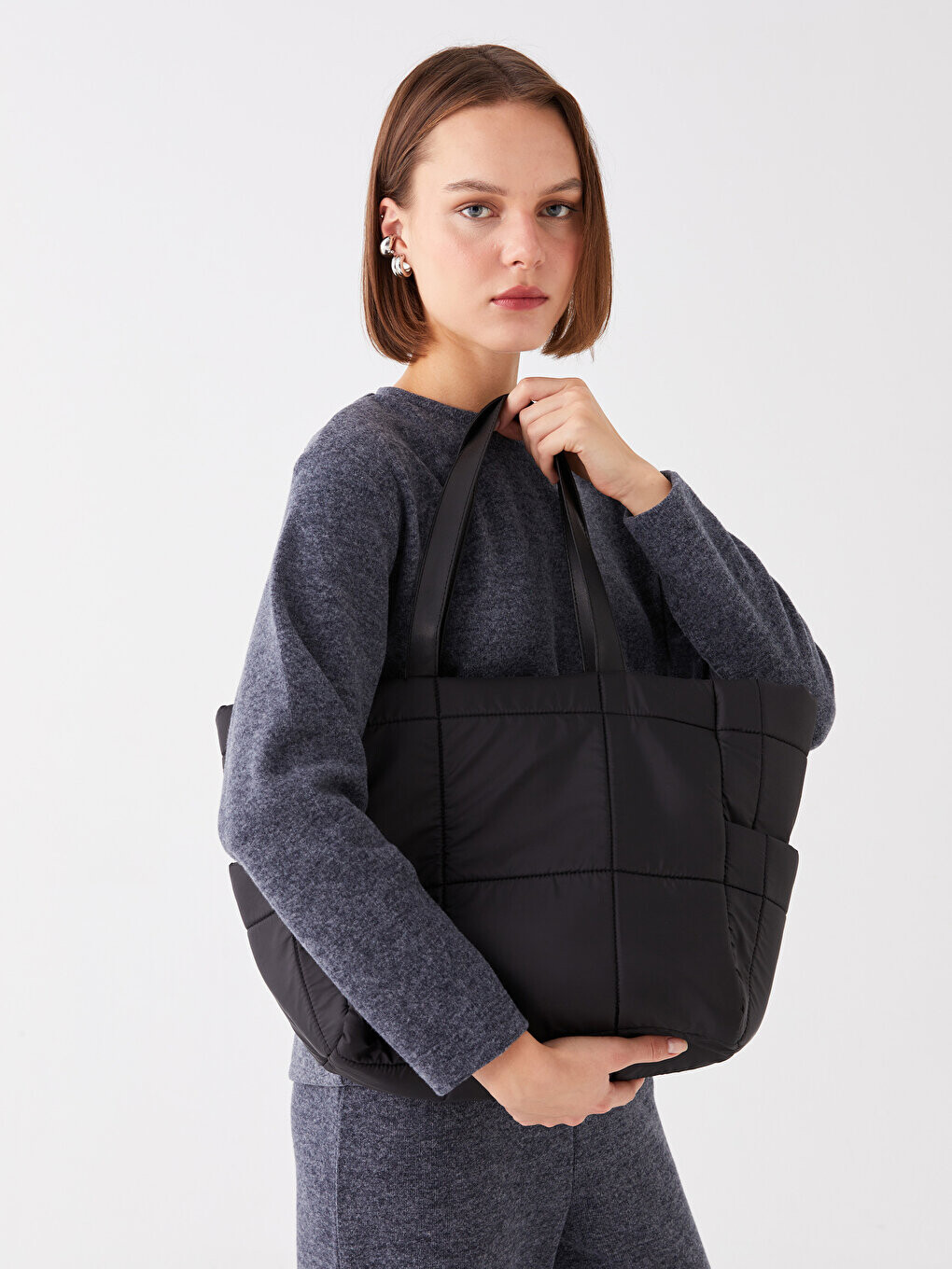 

Женская сумка через плечо из парашютной ткани LCW ACCESSORIES, черный