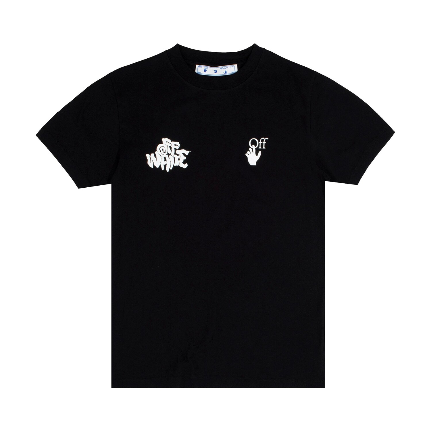 

Узкая футболка Off-White Tongue Out, цвет Черный/Белый