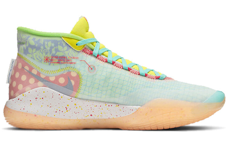 

Кроссовки Nike KD 12, бирюзовый / красный / синий