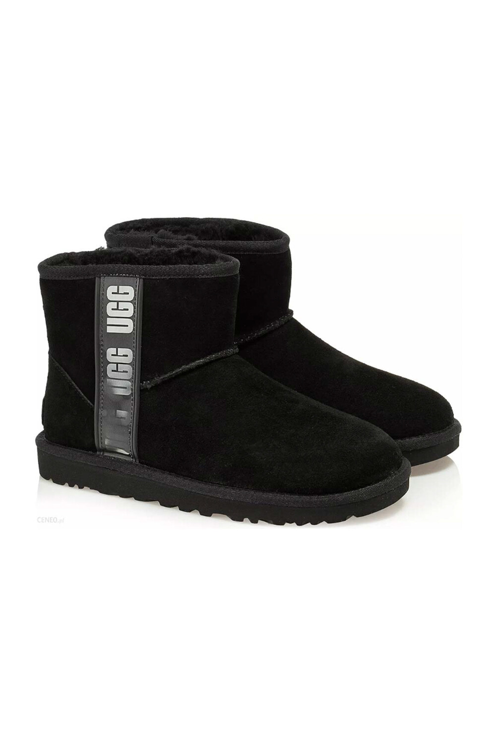 

Ботильоны - Черный - На плоской подошве UGG, черный
