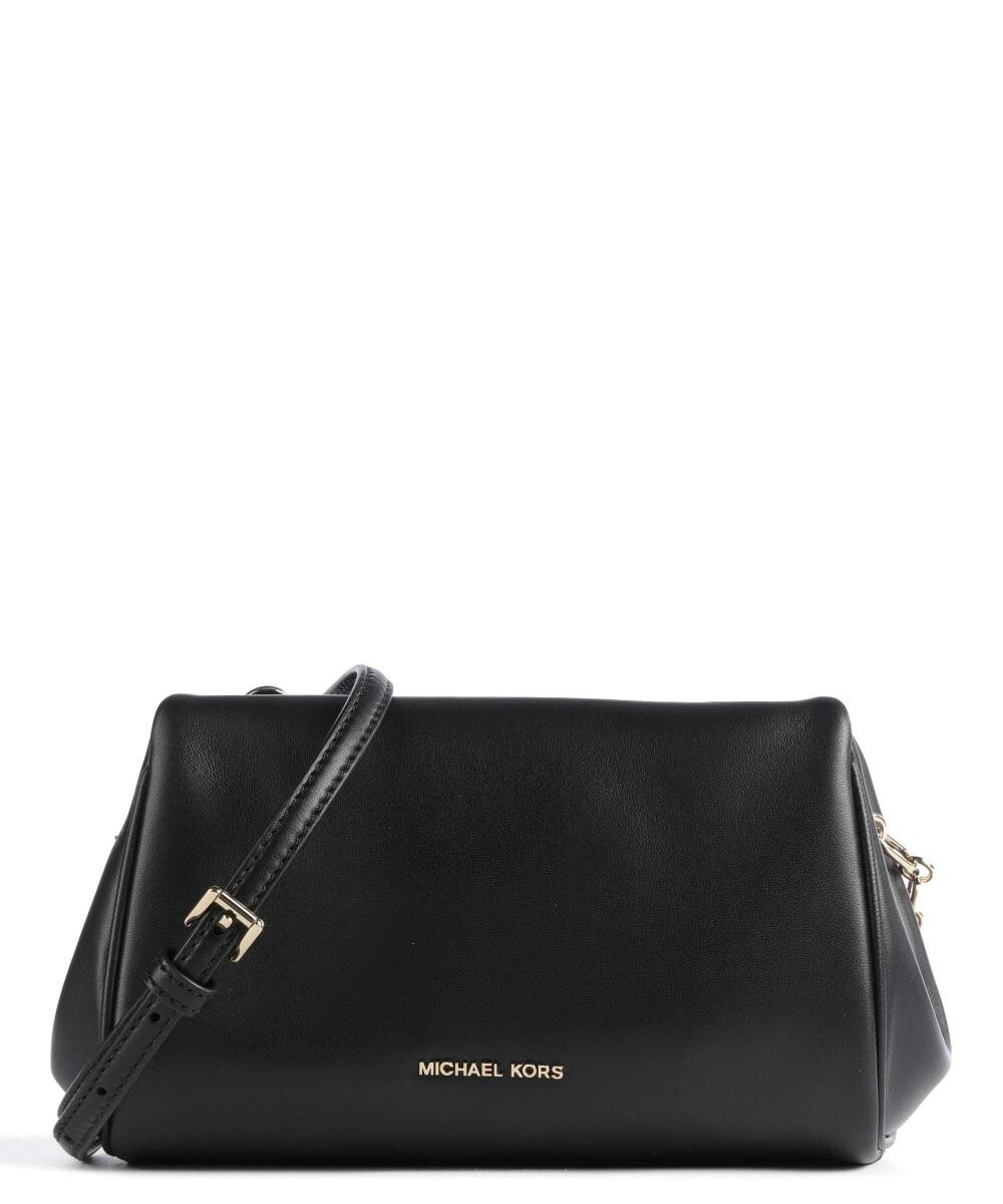 

Сумка через плечо Belle из мелкозернистой кожи Michael Kors, черный