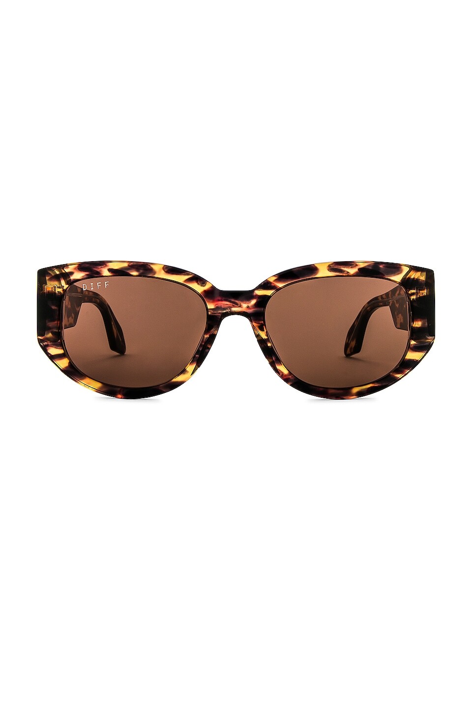 

Солнцезащитные очки DIFF EYEWEAR Drew, цвет Wild Tortoise & Brown