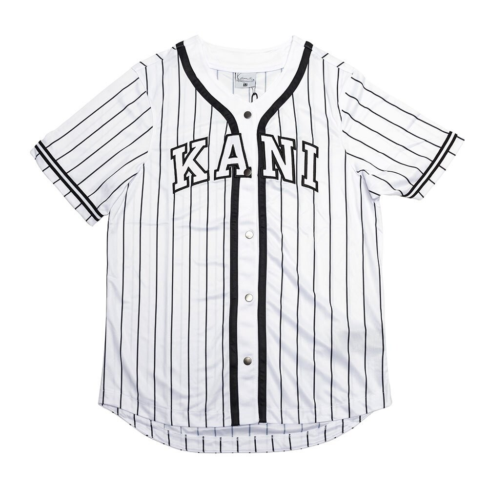 

Футболка Karl Kani Serif Pinstripe Baseball, белый