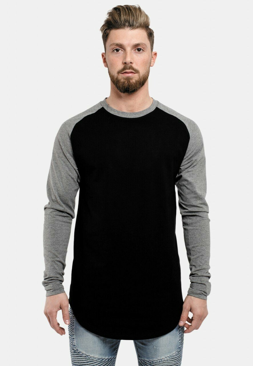 Рубашка с длинным рукавом BASEBALL Blackskies, цвет black grey
